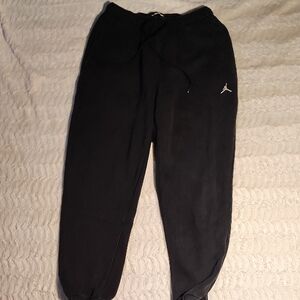 Jordan Black Sweatpants with Iconic Logo
